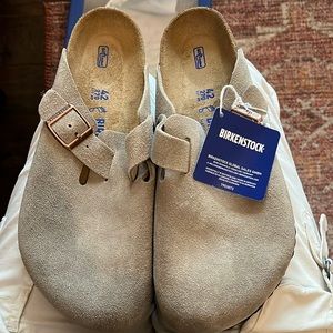 Birkenstock Boston Clogs 42 Taupe